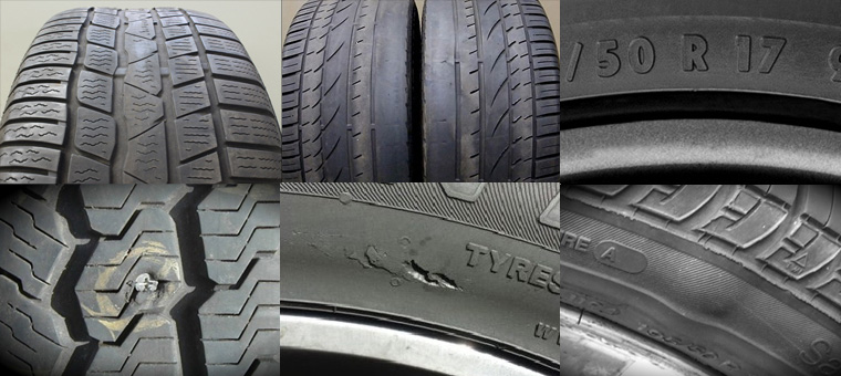 types-of-tyre-damage