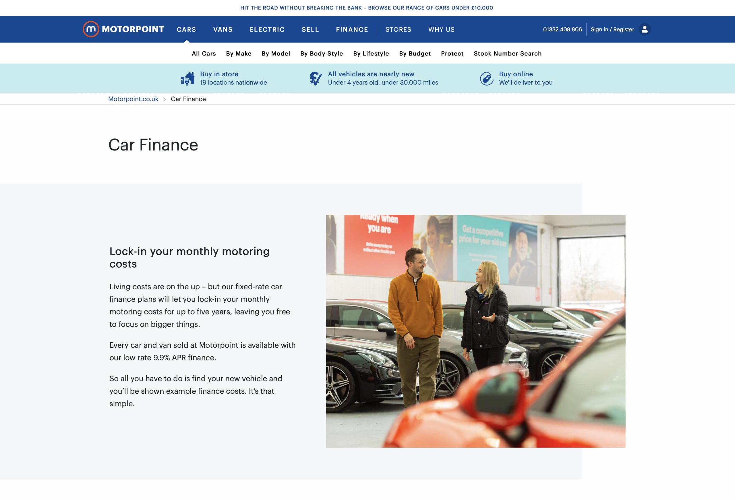 motorpoint-car-finance-page