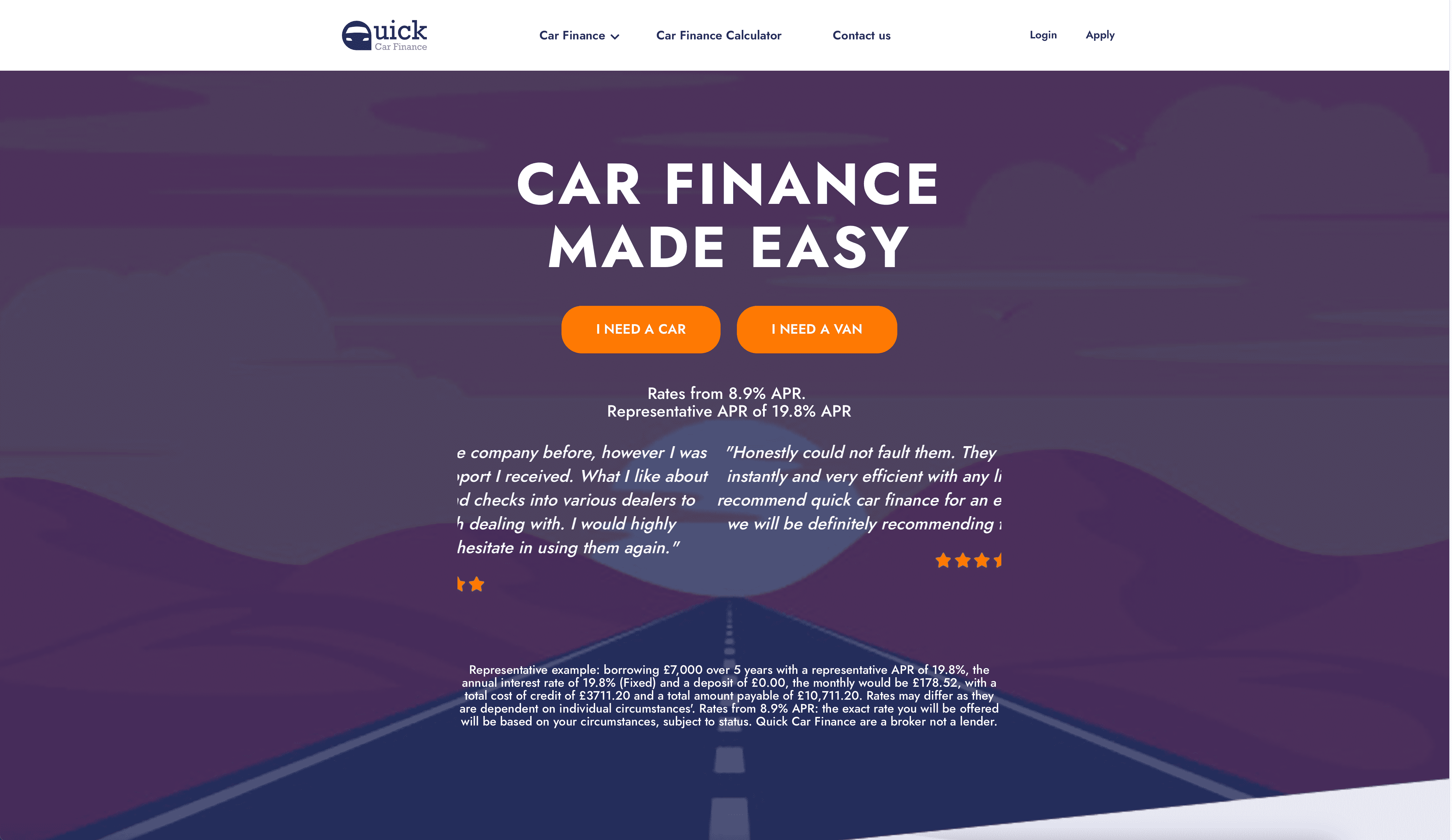 Quick Car Finance Reviews